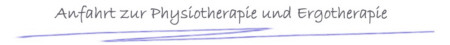 Anfahrt zur Physiotherapie und Ergotherapie - Str. der DSF 11 - Bergen auf R�gen - Insel R�gen 